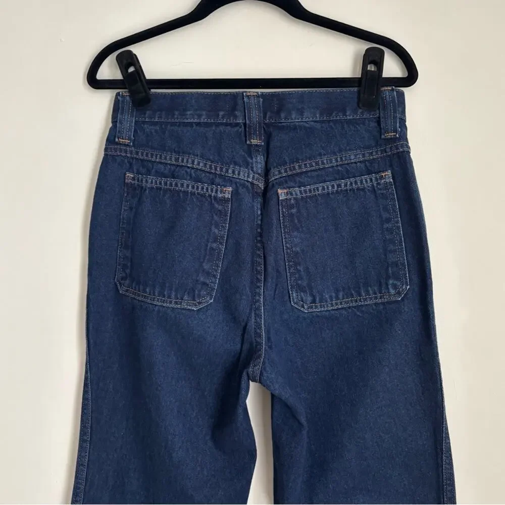 Christy Dawn The Lula Jeans High-Rise Bootcut Front Pockets Kick Flare Denim - Picture 6 of 7